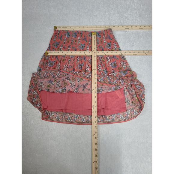 Max Studio floral women's skirt Boho NWT  Small garden girl summer picnic Fairy - Picture 3 of 7